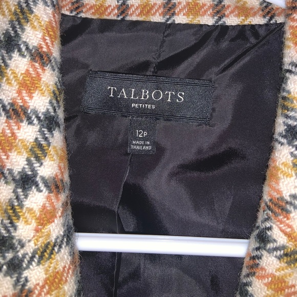 Talbots Plaid Blazer in perfect condition - Picture 2 of 8